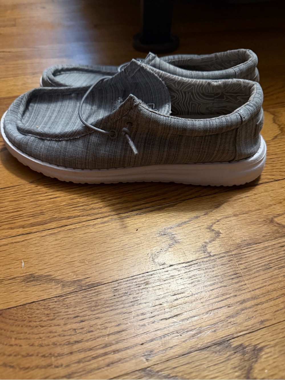 Hey Dude Kids Slip-On Sneakers in Grey